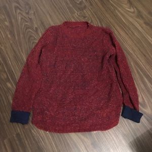 Red Crew Neck Sweater, size medium
